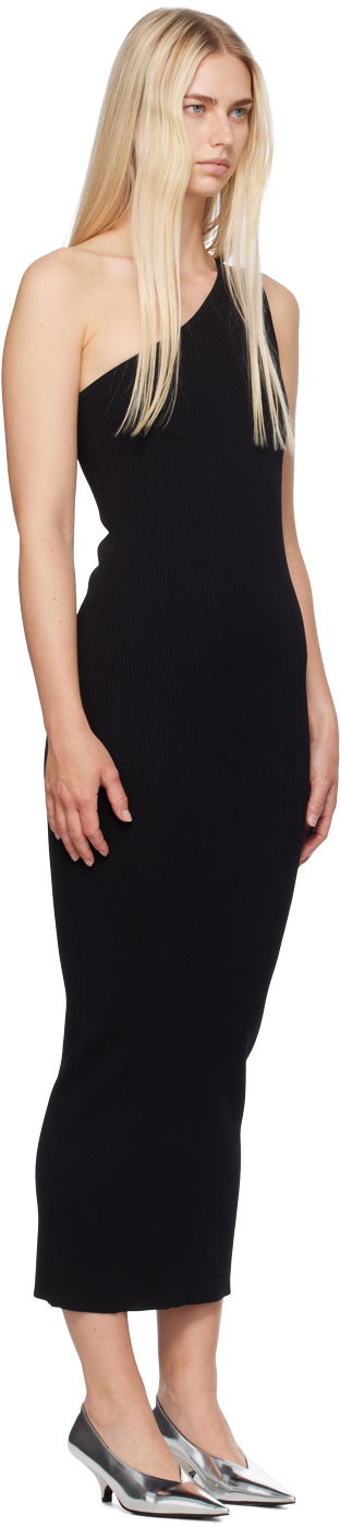 Šaty TOTEME Women's One-Shoulder Maxi Dress Čierna | 233-6042-755, 1
