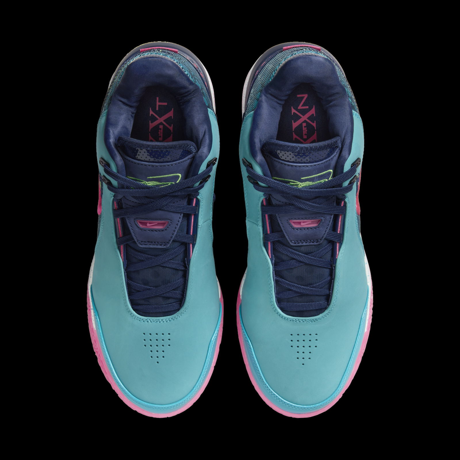 ZOOM LEBRON NXXT GEN AMPD DIGITAL VICE, DUSTY CACTUS/GREEN STRIKE-MIDNIGHT NAVY-FIERCE PINK-PLAYFUL PINK-SAIL