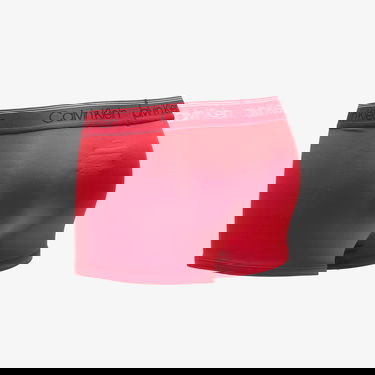 Boxerky CALVIN KLEIN Microfiber Stretch Wicking Technology Low Rise Trunk 3-Pack Black/ Convoy/ Red Gala Rôznofarebný | NB2569A 8Z8, 1