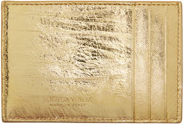 Peňaženka Bottega Veneta Cassette Leather Card Holder Žltá | 742693 V3IE4, 1