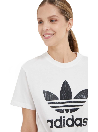 Tričko adidas Originals Zebra Animal Print Infill Tee Biela | IJ7781