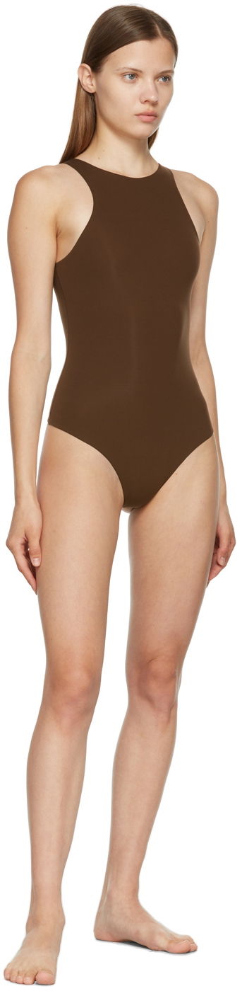 Body SKIMS SKIMS Fits Everybody High Neck Bodysuit Hnedá | BS-BST-0232, 3