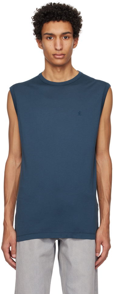 Tielko Études Études Embroidered Tank Top Modrá | E23MM165A01143, 0