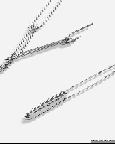 Náhrdelník UNDERCOVER Safety Pin Chain Necklace Metalická | UP2E4N01 SILVER, 3