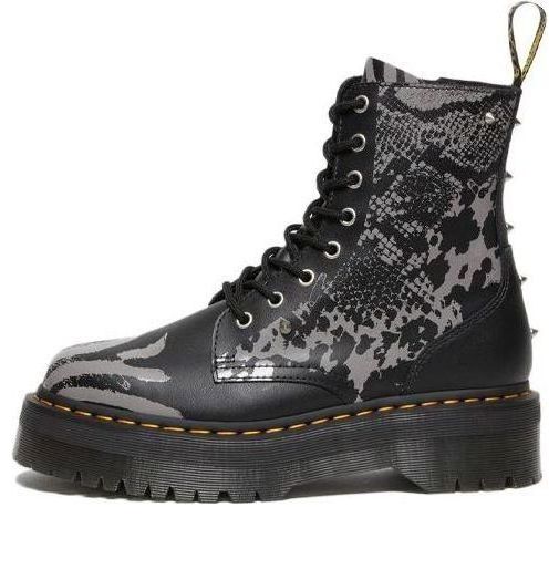 Tenisky a topánky Dr. Martens Jadon Animal Clash Leather Platform Boots Čierna | 27669001, 0