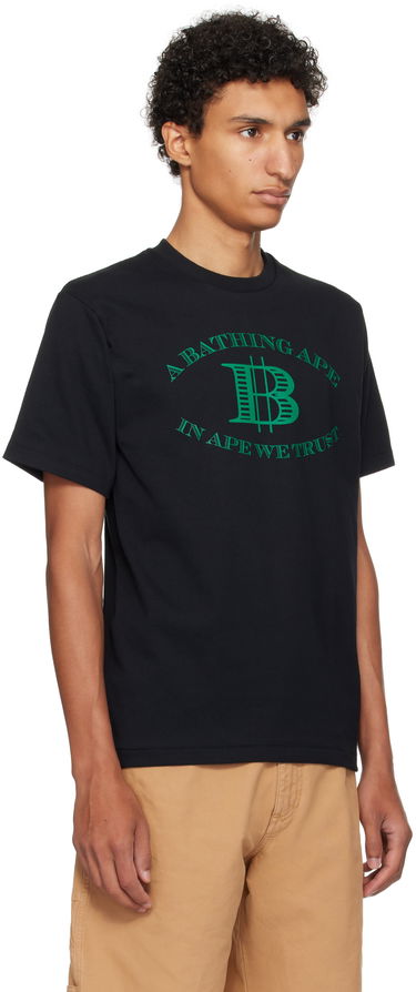 Tričko BAPE Money 'B' Logo T-Shirt Biela | 001TEL301058M, 4