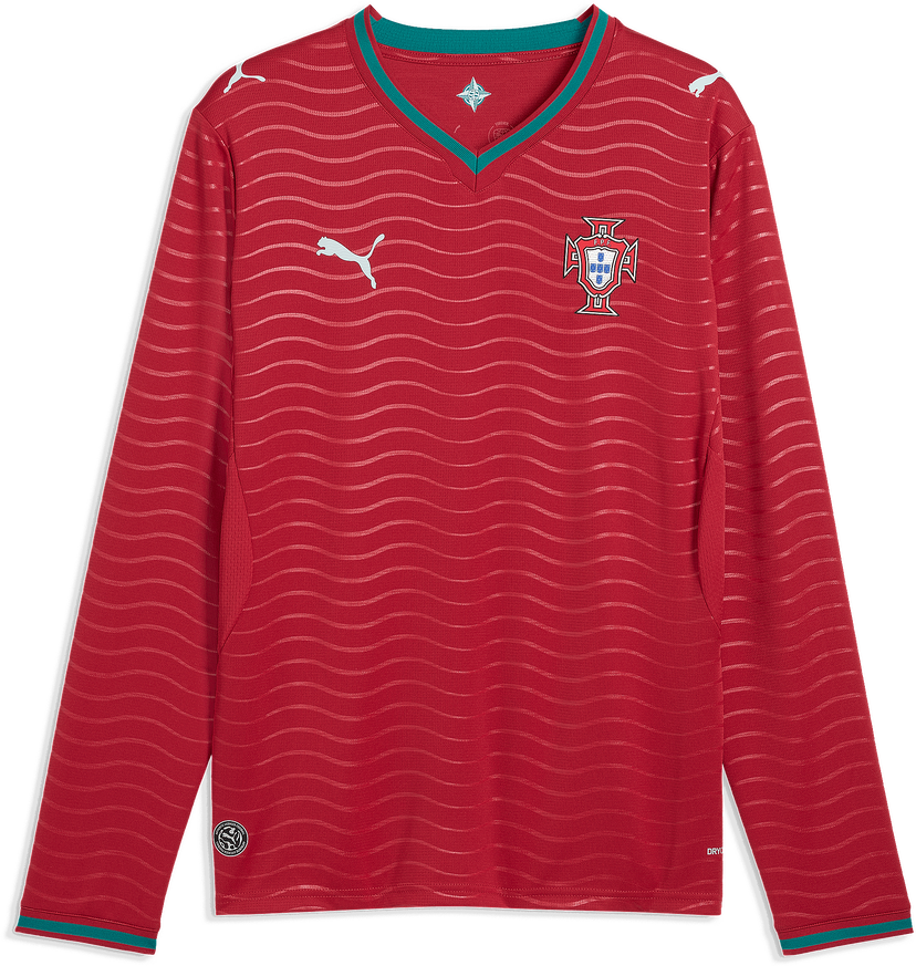 Dres Puma Portugal Replica Home Long-Sleeve Jersey 2026 Červená | 783279-01