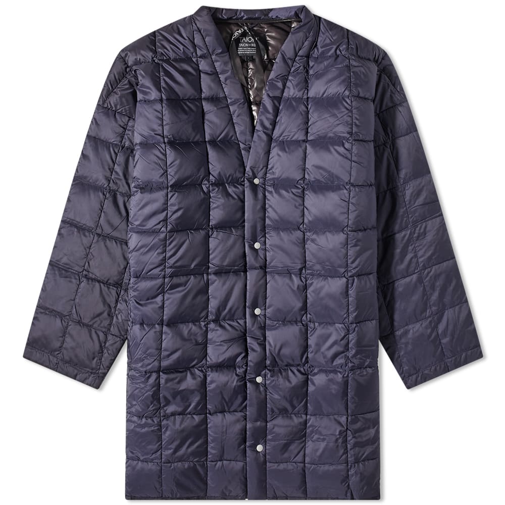 Bunda TAION Hanten Down Cardigan Jacket Navy | TAION-101HT-NVY, 0