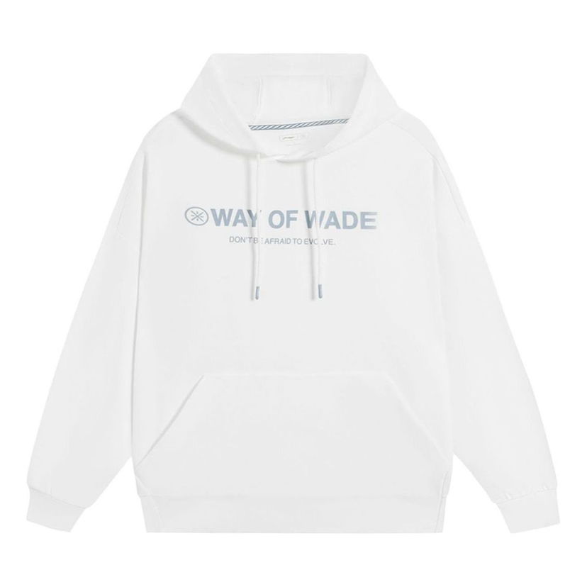 Mikina Li-Ning Way of Wade Lifestyle Hoodie Biela | AWDS809-5