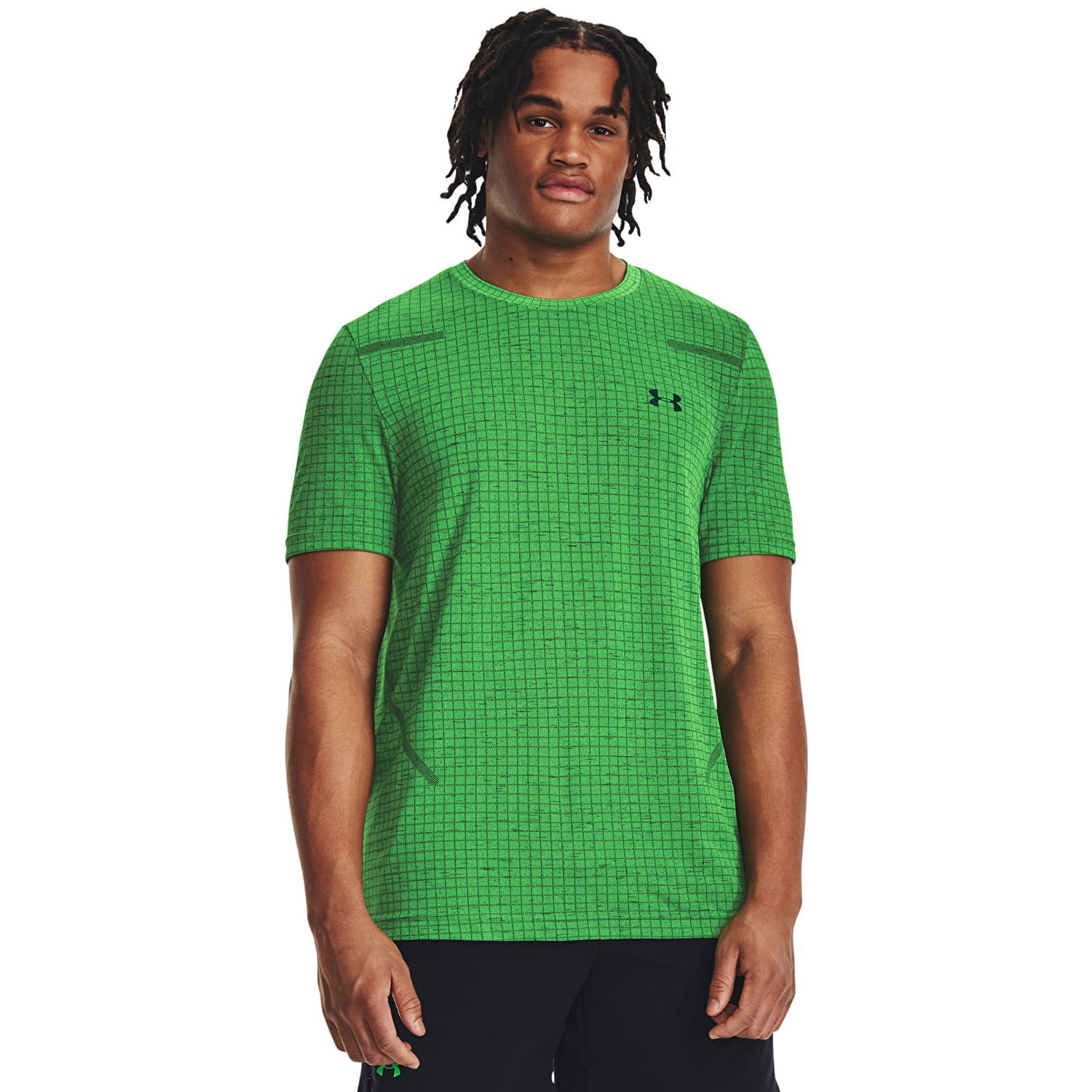 Tričko Under Armour Vanish Grid Green Screen Zelené | 1376921-316, 0