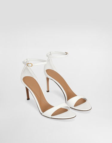 Doplnky Dolce & Gabbana Dolce & Gabbana Polished Goatskin Heeled Sandals Biela | CR1774A573880002, 1