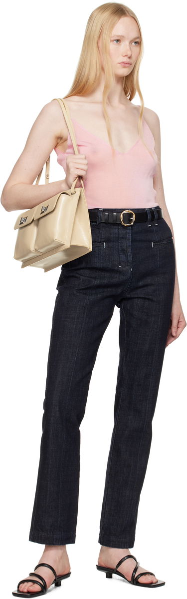 Taška cez rameno BY FAR BY FAR Billy Shoulder Bag Béžová | MWBSB024CL034BG038PL, 3