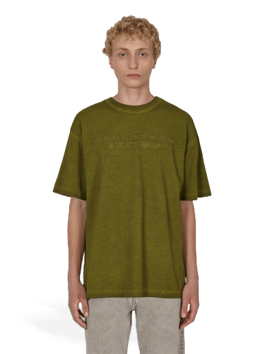 Tričko A-COLD-WALL* Overdye T-Shirt Zelené | ACWMTS088 MLGR