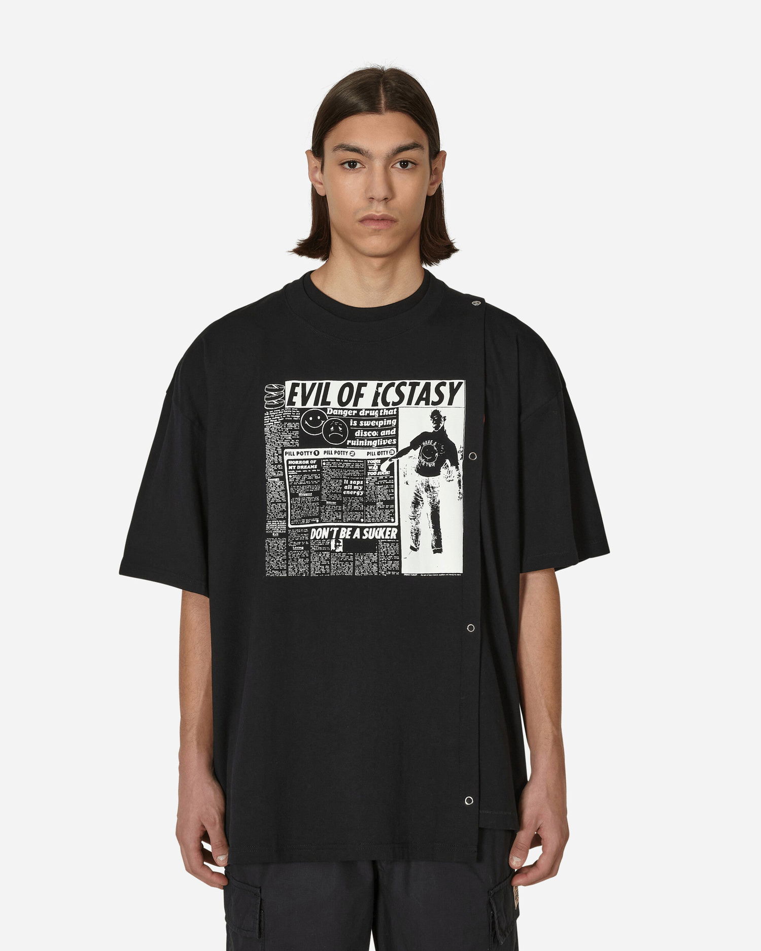 Tričko The Salvages Disco Danger Layer T-Shirt Čierna | SS230627BLK BLACK, 1