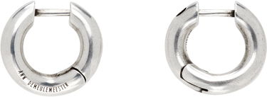 Náušnice Ann Demeulemeester Ann Demeulemeester Mariela Anatomic Silver Loop Earrings Metalická | 2520-W-JE07-JW020-070, 0