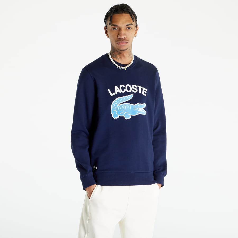 Mikina Lacoste Sweatshirt Navy | SH9689 166, 0