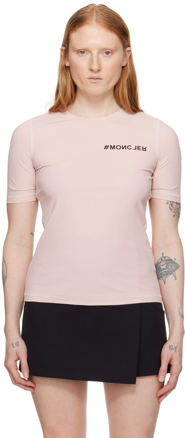 Tričko Moncler Maglia T-Shirt Ružová | J10988C00003829JP, 0