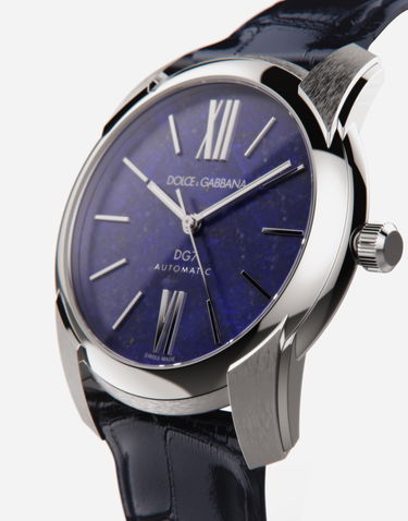 Hodinky Dolce & Gabbana Dg7 Watch in Steel with Lapislazuli Modrá | WWFE1SWW063B0958, 1