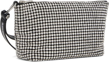 Kabelka Alexander Wang Alexander Wang Heiress Crystal-Embellished Wristlet Pouch Čierna | 70424N13M, 1