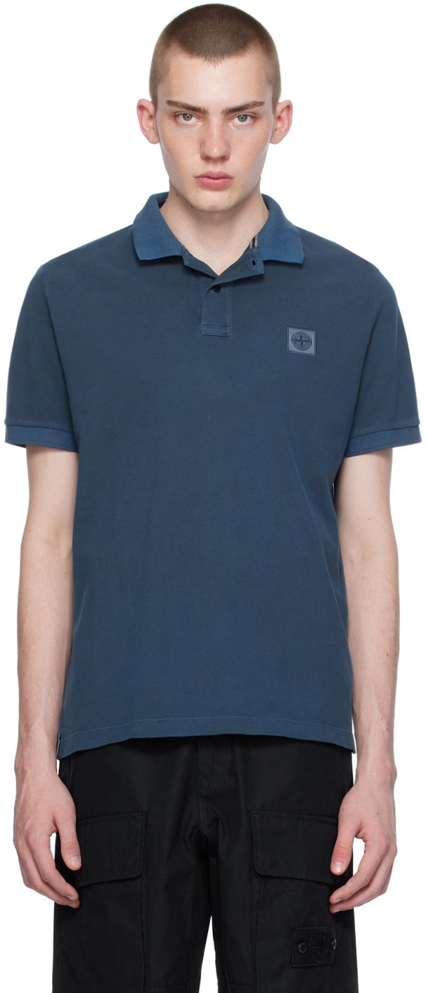 Polo tričko Stone Island Patch Polo Tee Navy | 80152SC67, 0