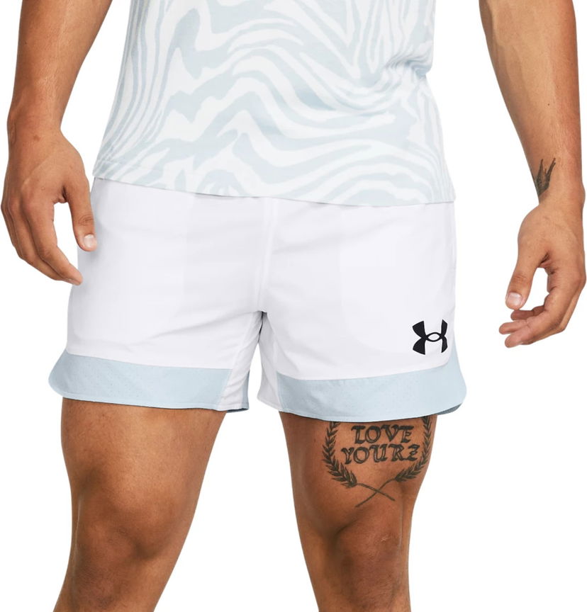 Šortky Under Armour Baseline 5-inch Shorts Biela | 1380302-100