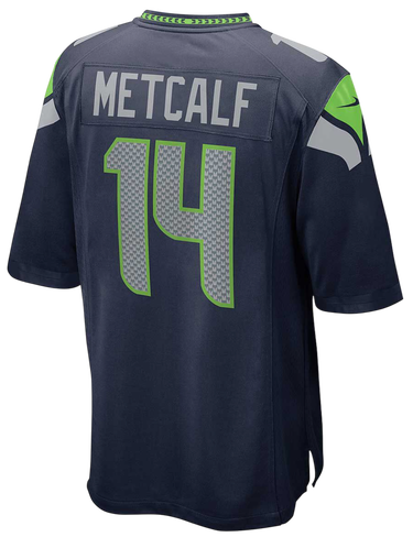 Dres Nike NFL Home Game Jersey Seattle Seahawks DK Metcalf 14 Čierna | 67NM-SSGH-78F-2NM, 3