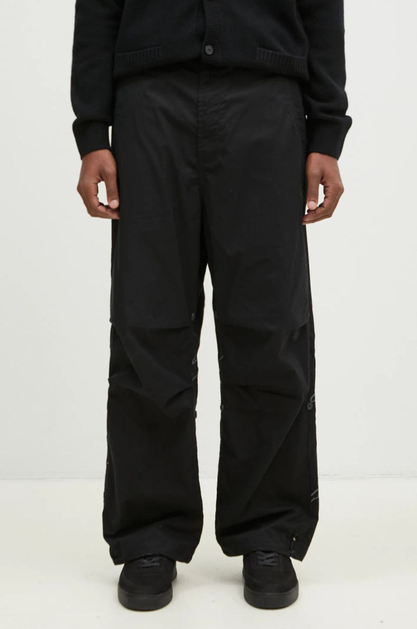 Cargo nohavice Maharishi Loose Snopants Čierna | 5346.BLACK, 0