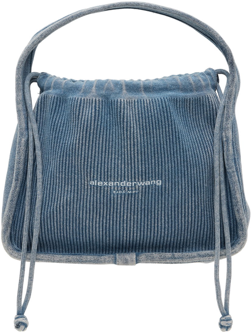 Kabelka Alexander Wang Alexander Wang Ryan Small Drawstring Bag Modrá | 20224K40T