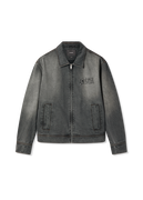 Travis Washed Zip-Up Denim Jacket