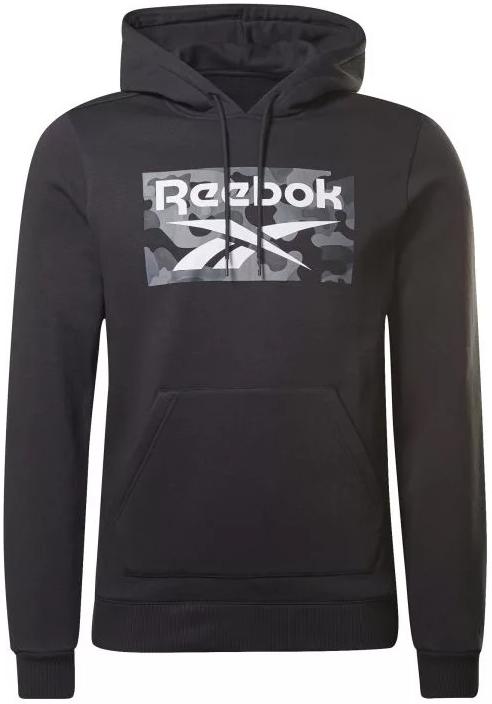 Mikina Reebok Camo Hoodie Čierna | ha6315, 0