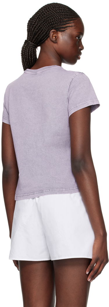 Tričko Alexander Wang Alexander Wang Faded T-Shirt Fialová | 4CC3221358, 2