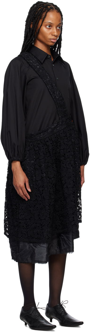 Šaty Comme des Garçons Comme des Garçons Floral Lace Midi Skirt Čierna | RK-A004-051, 1