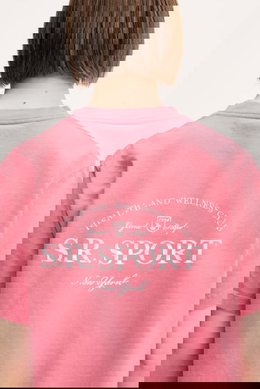 Tričko Sporty & Rich Sporty & Rich Wimbledon T-Shirt Ružová | TO043612201P139, 3