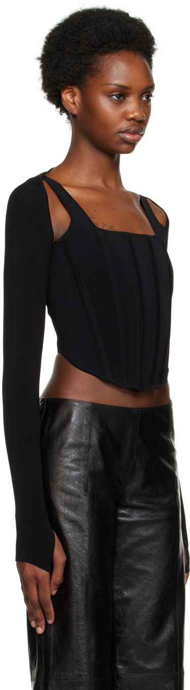 Sukňa Dion Lee Dion Lee Tank Top and Cardigan Set Čierna | A7460P21, 4