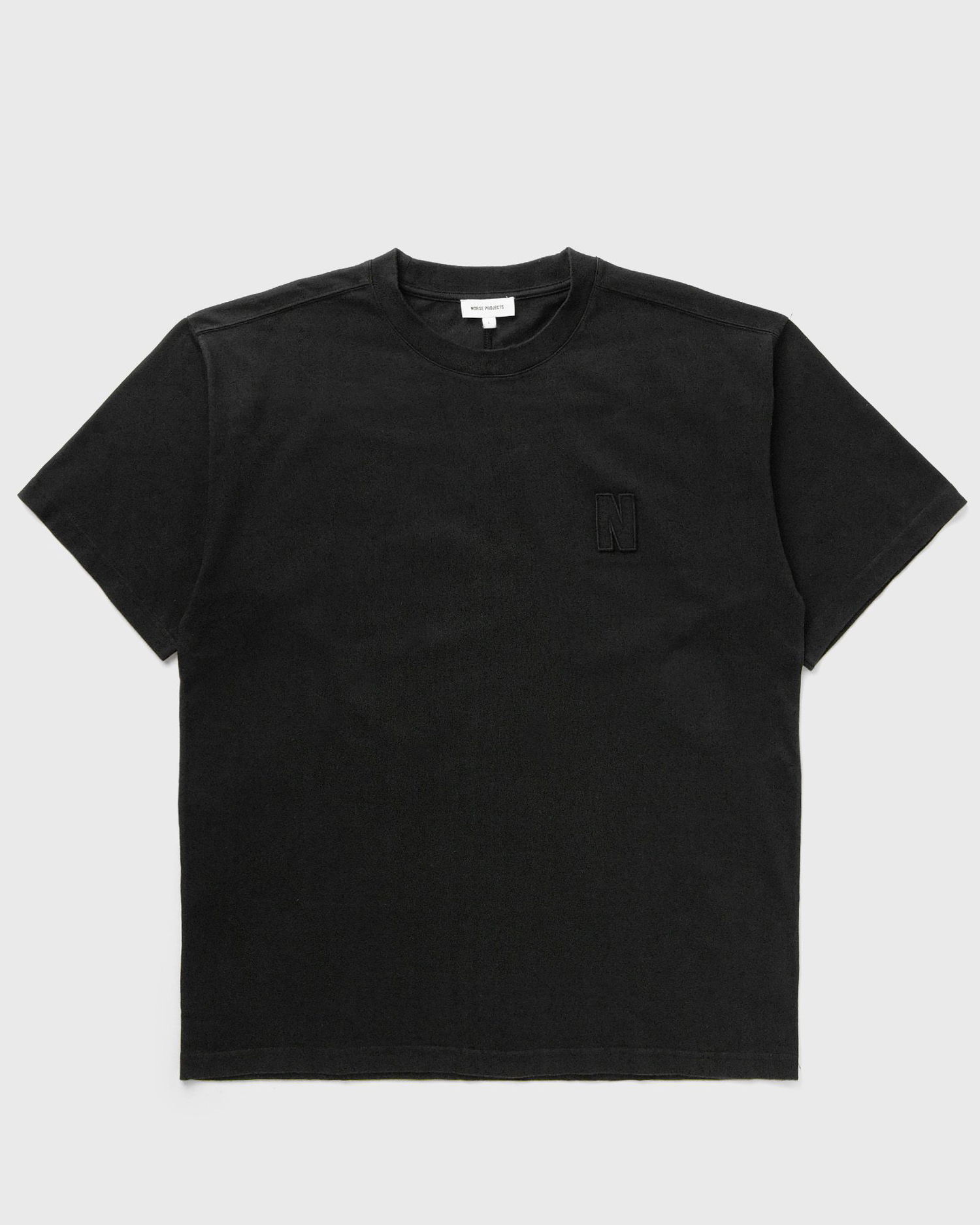 Tričko NORSE PROJECTS Simon Loose Organic Heavy Jersey N Patch Tee Čierna | N01-0667-9999, 0