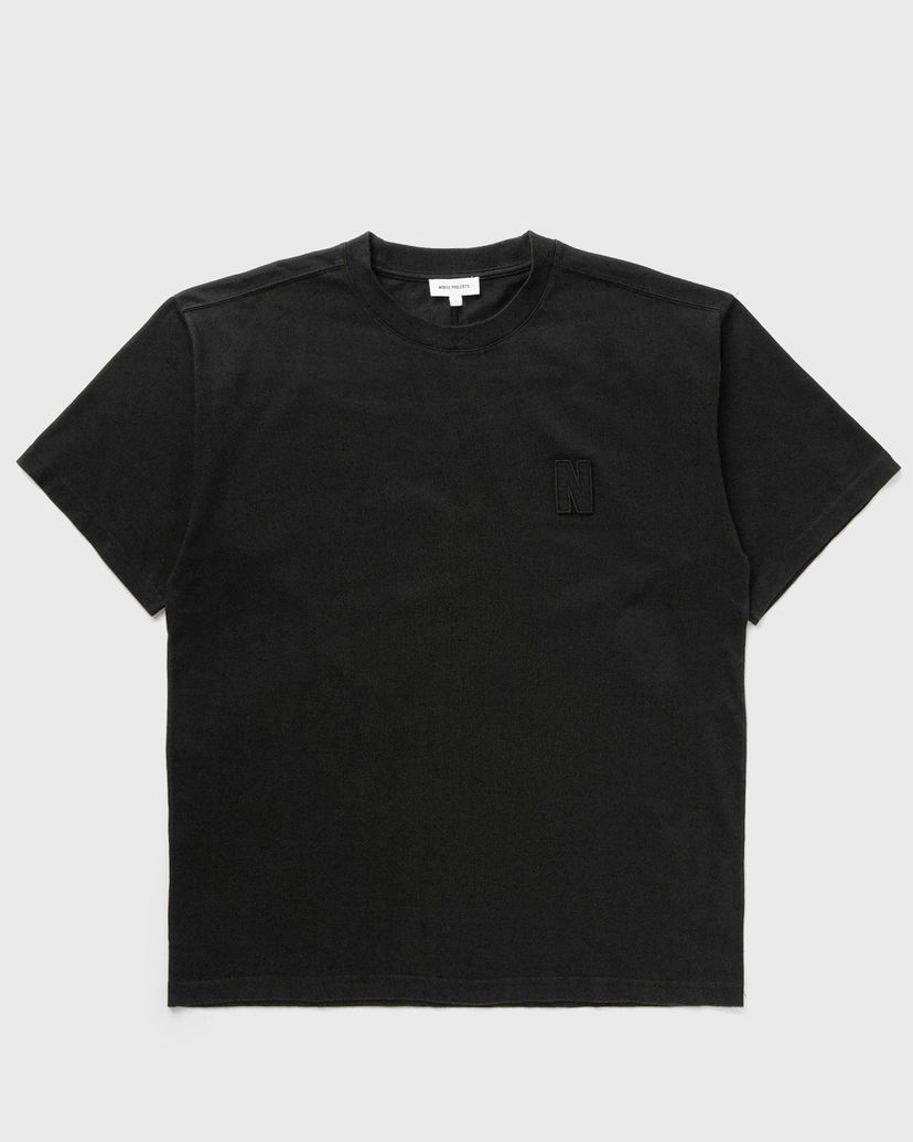 Tričko NORSE PROJECTS Simon Loose Organic Heavy Jersey N Patch Tee Čierna | N01-0667-9999