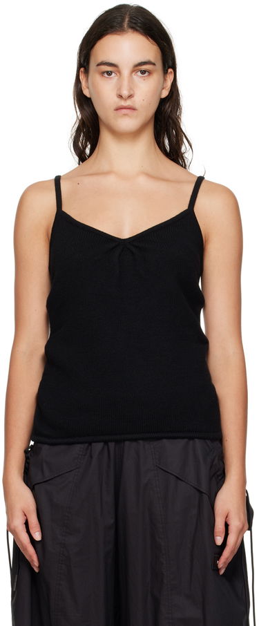 Tielko We11done We11done V-Neck Knit Camisole Čierna | WD-KT3-23-607-W-BK, 0