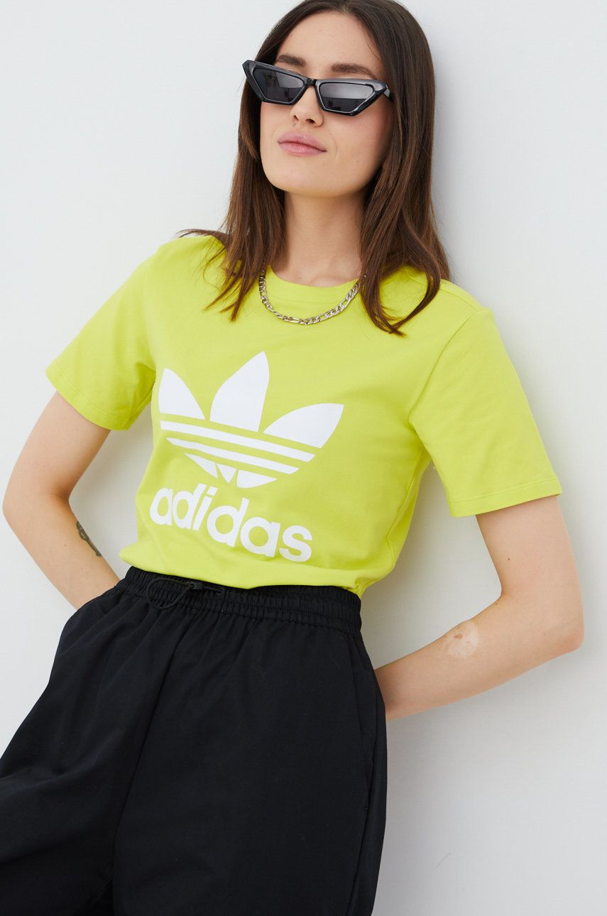 Tričko adidas Performance Adicolor Žltá | HE6872, 0