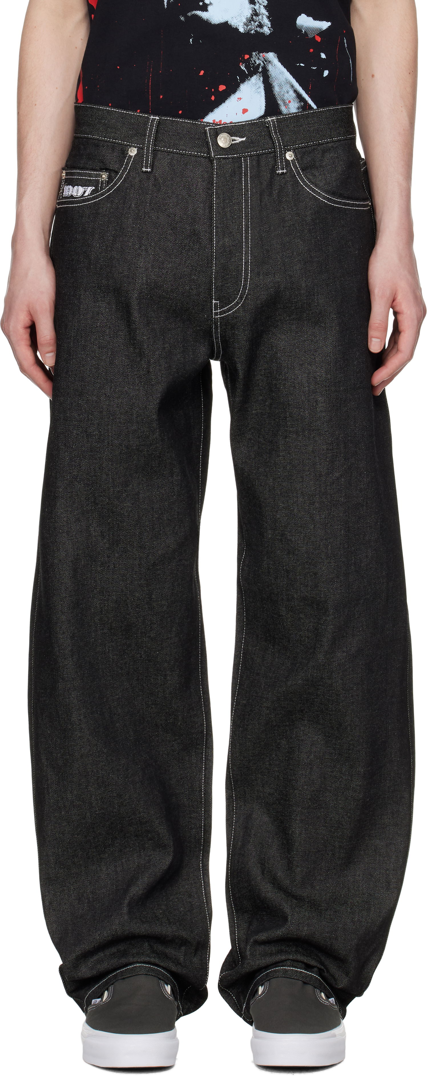 Džínsy Awake NY Awake NY Five Pocket 100 Jeans Čierna | AWK-SP25-PA002, 0