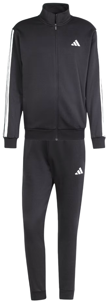 Súprava adidas Performance Sportswear Basic 3-Stripes Fleece Track Suit Čierna | JI8878, 2