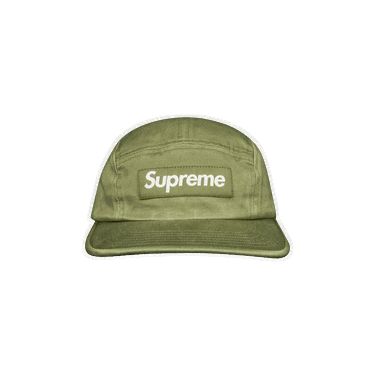 Šiltovka Supreme Washed Chino Twill Camp Cap Zelené | SS21H52 LIGHT OLIVE, 0