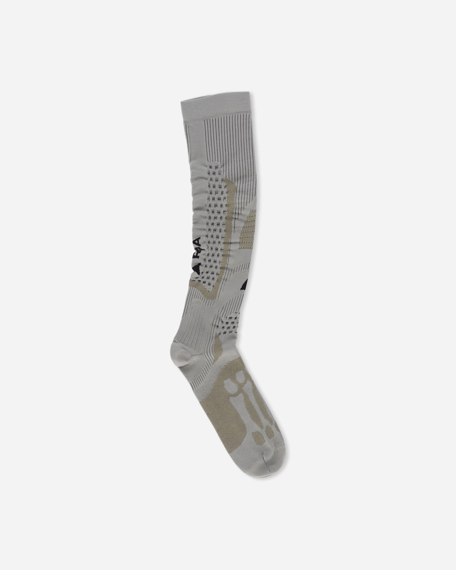 Ponožky ROA Bones Logo Q-skin Technical Knee-High Socks Šedá | RBMW0410YA53 BEG0002, 1