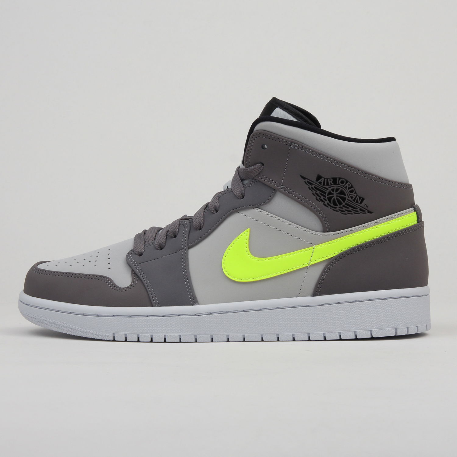 Tenisky a topánky Jordan Air Jordan 1 Mid "Gun Smoke Volt" Šedá | 554724-072, 0