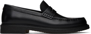 Tenisky a topánky BOSS BOSS Polished-Leather Loafers Čierna | 50536230, 0