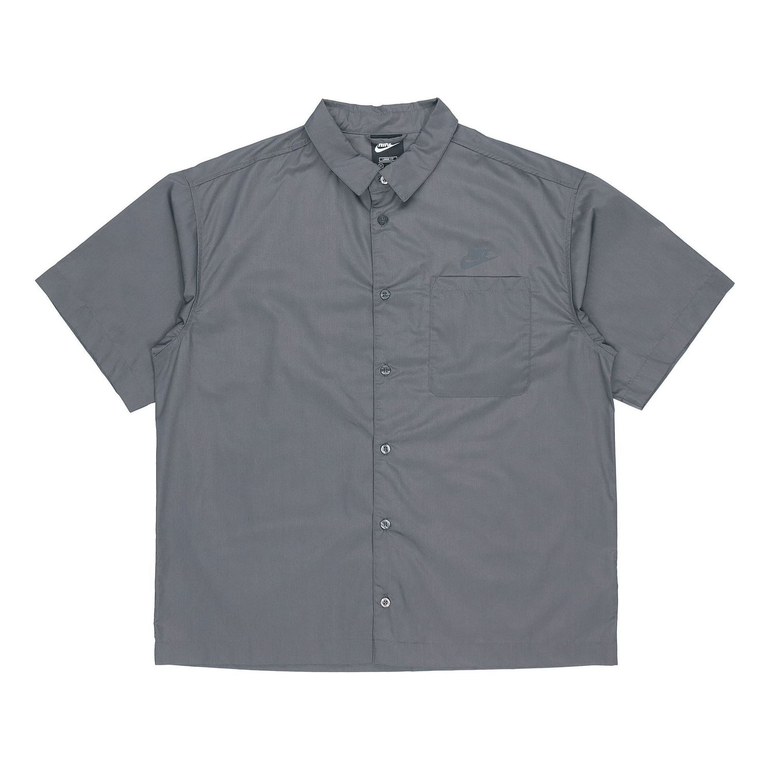 Košeľa Nike Loose Fit Short Sleeve Shirt Šedá | DM8686-060, 0