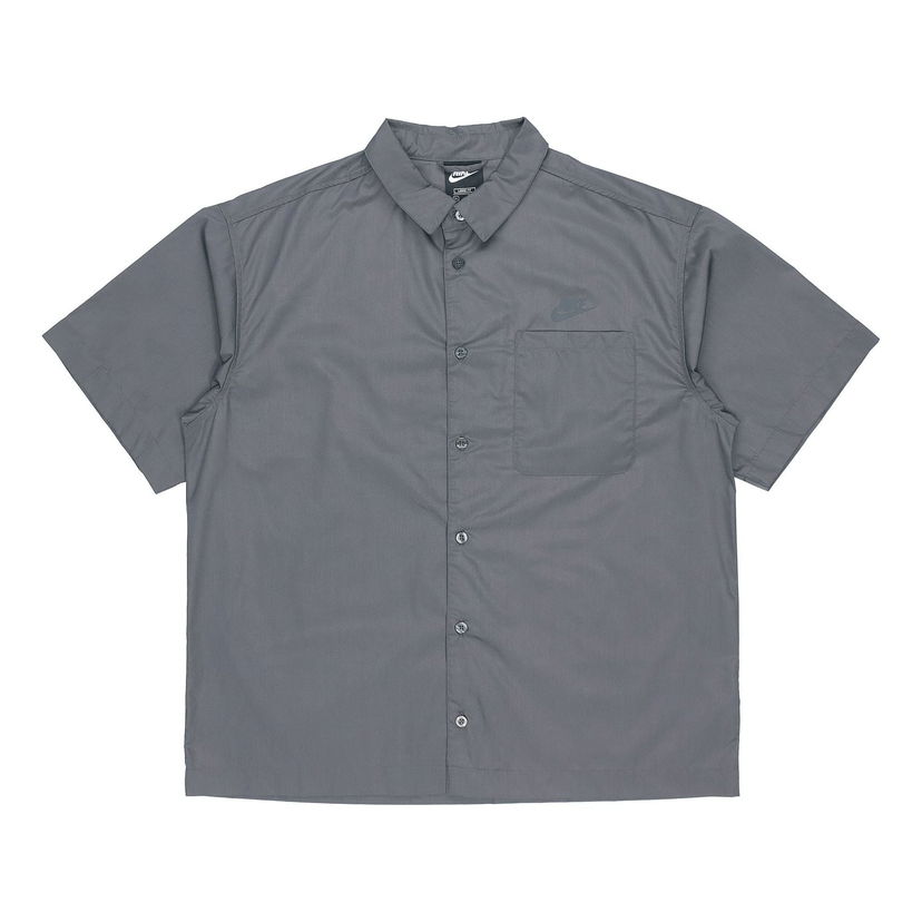 Košeľa Nike Loose Fit Short Sleeve Shirt Šedá | DM8686-060