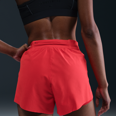 Šortky Nike Swift Dri-FIT 2-in-1 Mid-Rise Running Shorts Červená | HJ5376-696, 4