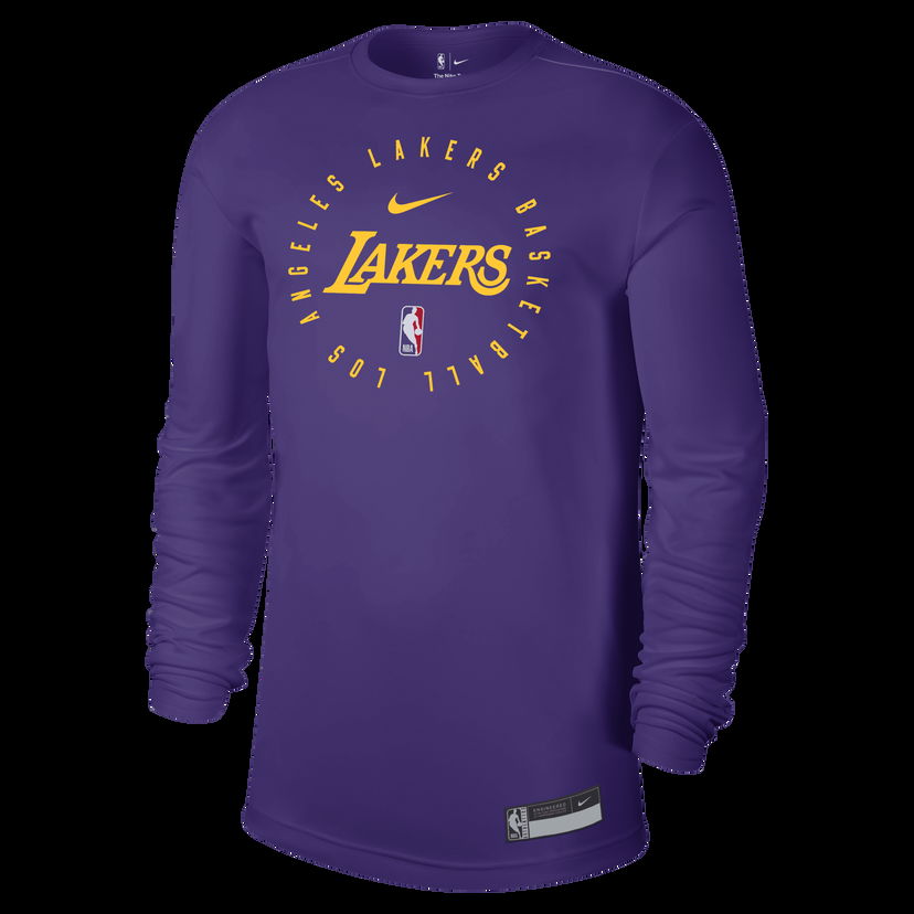 Tričko Nike Dri-FIT NBA Los Angeles Lakers Tee Fialová | HF0770-504