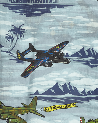 Košeľa General Admission Santa Monica Airlines Bomber Plane Shirt Rôznofarebný | SMA07 MULTI, 6