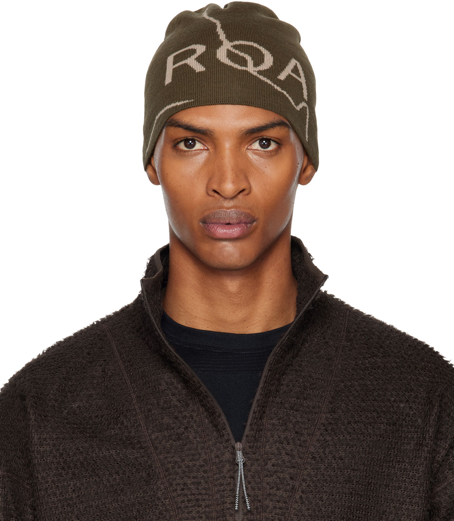 Kulicha ROA Logo Beanie Zelené | RBUW288YA12, 0